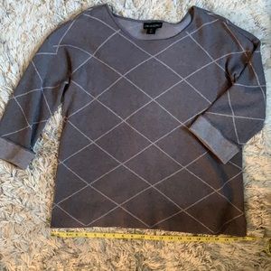Window Pane Sweater Lightweight S